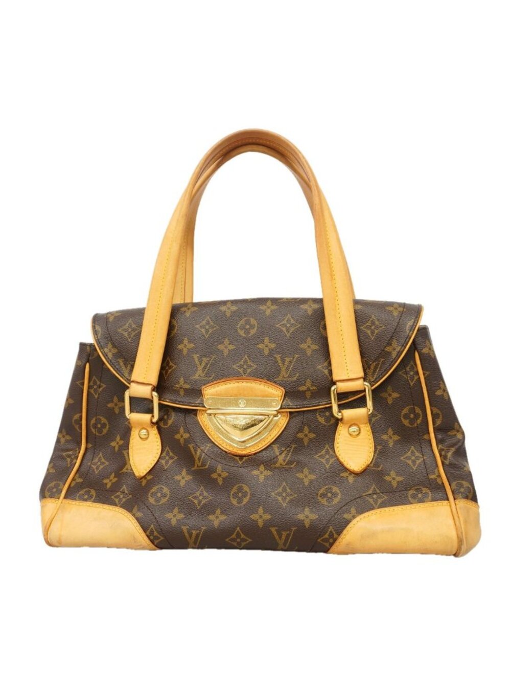 Louis Vuitton Shoulder Bag Monogram Beverly GM Brown